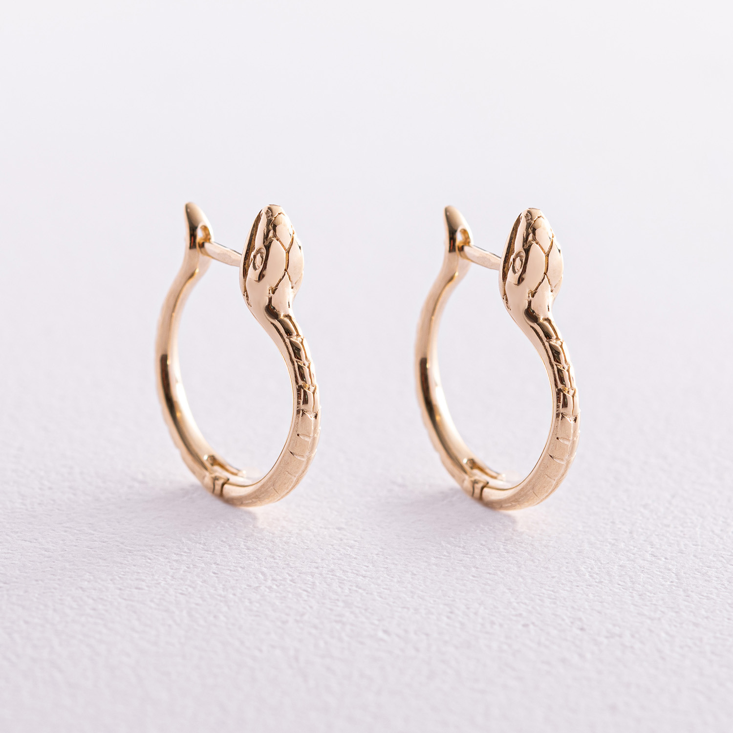 Серьги "Змеи" в желтом золоте с08030. Купить Серьги "Змеи" в желтом ...