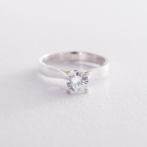 серебряное кольцо с камнем Mono