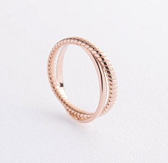 Кольцо "Yasmine" в красном золоте к07555