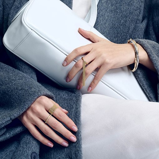 Кольцо "Бриттани" в желтом золоте к07479 14