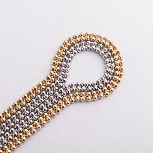 Браслет "Шарики" в желтом золоте б05759 4