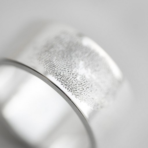 Кольцо Отпечаток в серебре 112126о 4