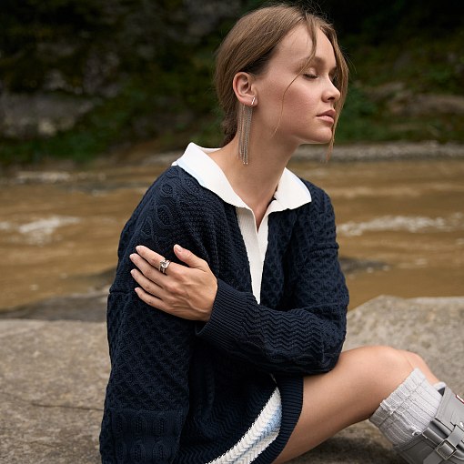 Серьга - каффа 