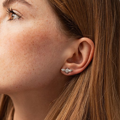 Золоті сережки - пусети 