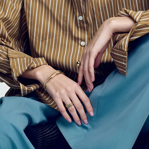 Кольцо "Megan" в желтом золоте к08168 4