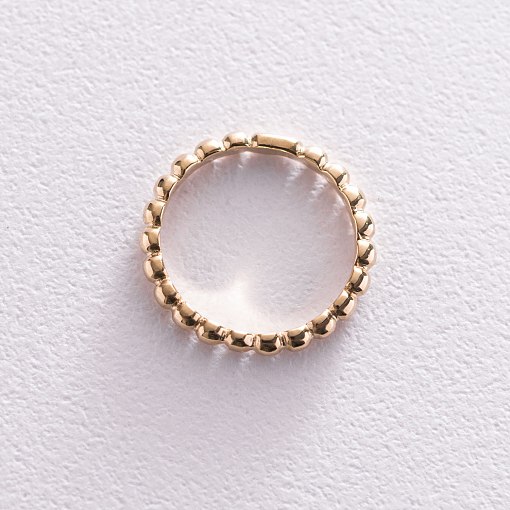 Золотое кольцо в стиле минимализм к05332 4