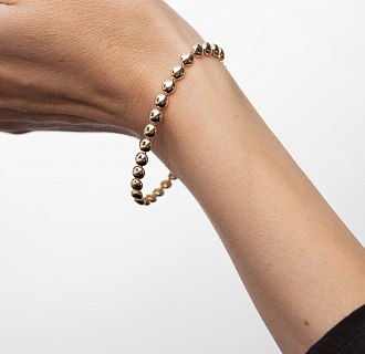 Браслет "Gloria" в желтом золоте б05780 №2