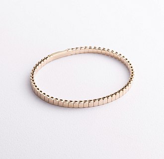 Жесткий браслет "Kylie" в желтом золоте б05827 №3