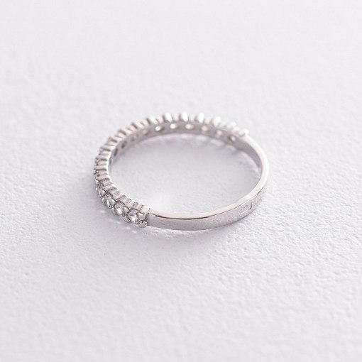 Серебряное кольцо с фианитами 112579 3