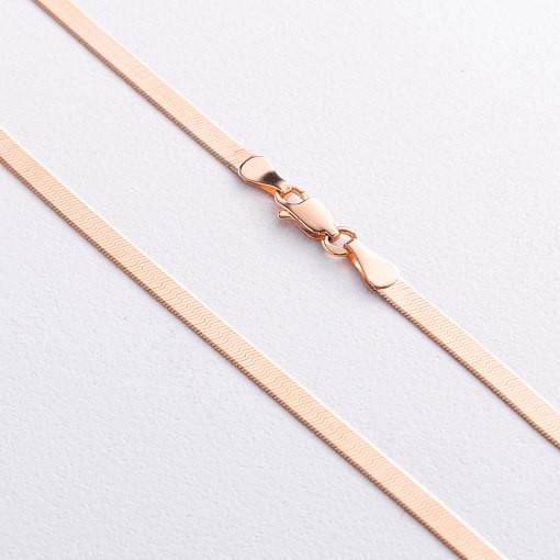 Колье "Наоми" в красном золоте (снейк) ц00514-4,0 3