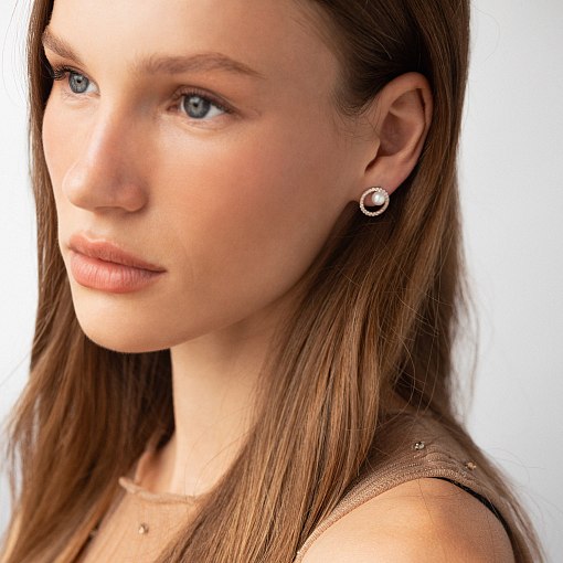 Золоті сережки - пусети 