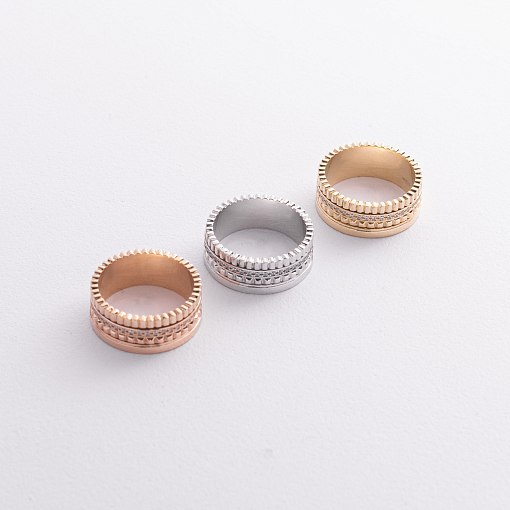 Кольцо "Sharon" с фианитами (желтое золото) к08352 3