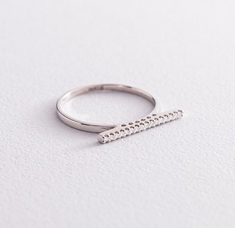 Золотое кольцо "Джема" с бриллиантами 101-10083