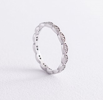 Серебряное кольцо с фианитами 3891 №3