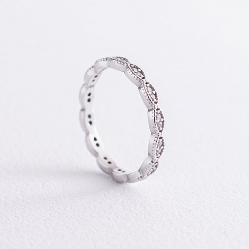 Серебряное кольцо с фианитами 3891 3