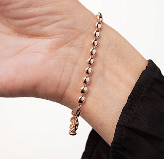 Браслет "Gloria" в красном золоте б05779 №4