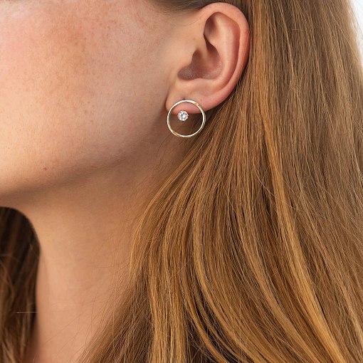 Сережки - джекети 