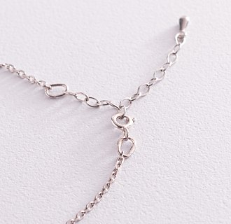 Серебряный браслет "Самолет" с фианитами 3184307401 №4