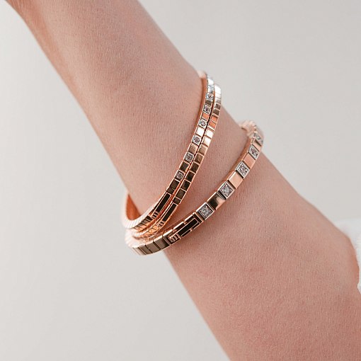 Жорсткий золотий браслет 