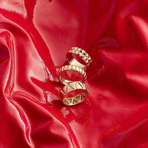 Кольцо "Jasmine" в желтом золоте к08101 4