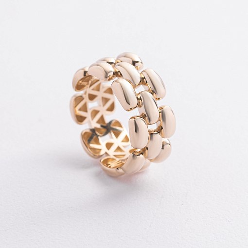 Кольцо "Charlie" в желтом золоте к08380 3