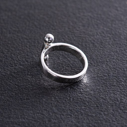 Серебряное кольцо "Новый стиль" 112597 8