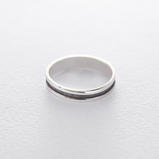 Кольцо Линия жизни в серебре 11095 4
