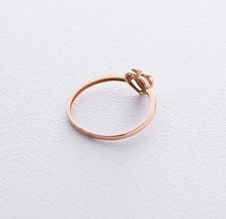 Золотое кольцо "Сердечко" к05541 №2