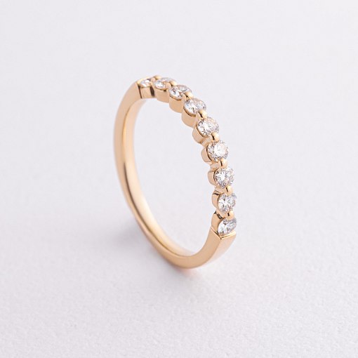 Золотое кольцо с бриллиантами кб0593ri