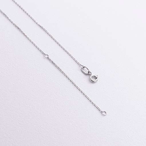 Колье с бриллиантами (белое золото) 742671121 5