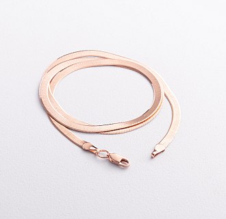 Колье "Наоми" в красном золоте (снейк) ц00514-3,5 №2