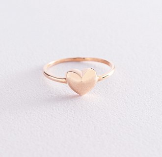 Золотое кольцо "Сердце" к05539