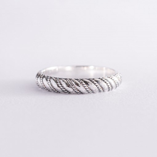 Серебряное кольцо 11007 4
