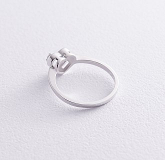 Золотое кольцо "Сердечко" с бриллиантом кб0502z №5