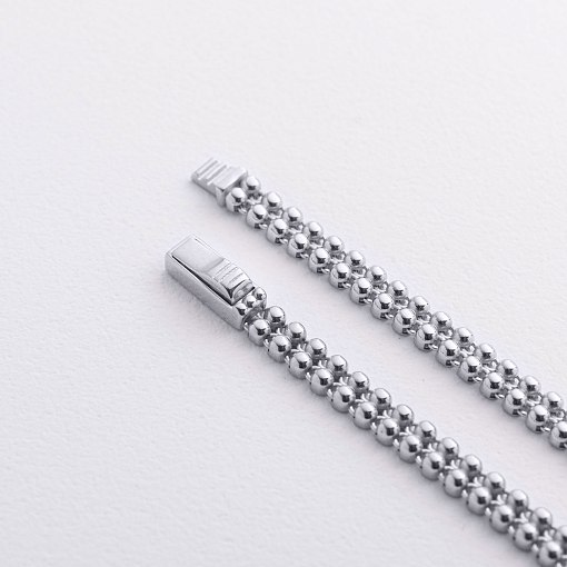 Браслет "Шарики" в белом золоте б05758 7