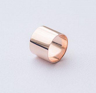 Золотое обручальное кольцо для гравировки обр00335 №3