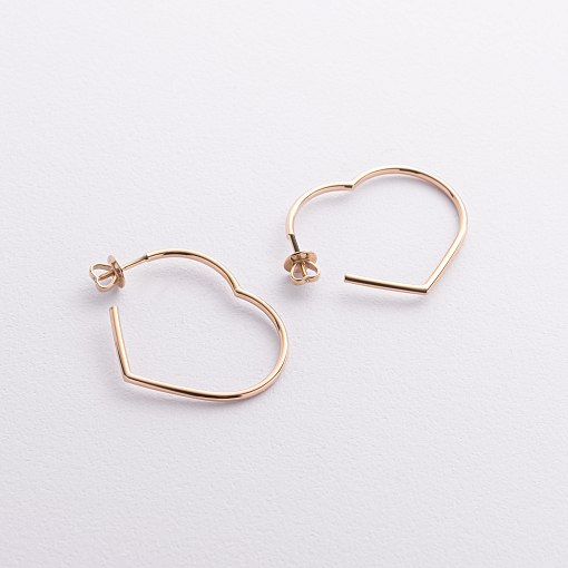 Золоті сережки - пусети 