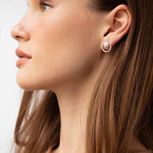 Золоті сережки - пусети 