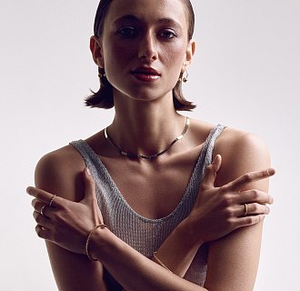 Кольцо "Бриттани" в желтом золоте к07479 №17