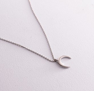 Серебряное колье "Лунница" 1085 №2