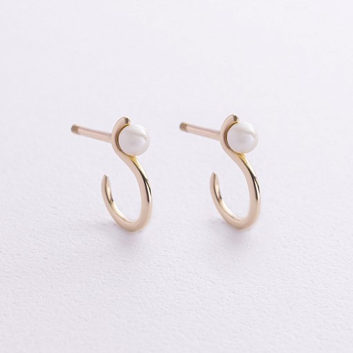 Золоті сережки - пусети 