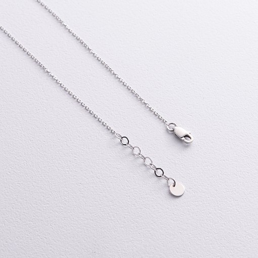 Колье "Монетки" в белом золоте (7 шт) кол02559 4