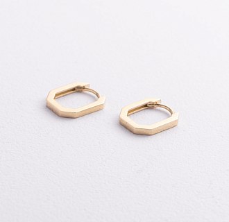 Серьги "Olimpia" в желтом золоте с09398 №2