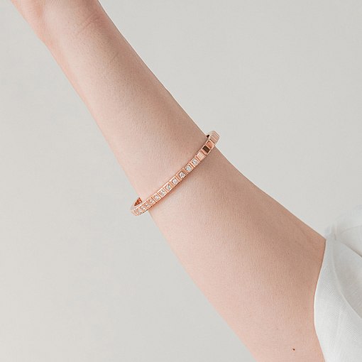 Жорсткий золотий браслет 