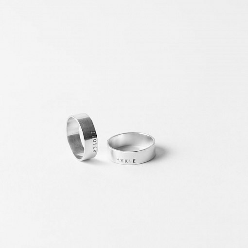 Серебряное кольцо (возможна гравировка) 112139обр