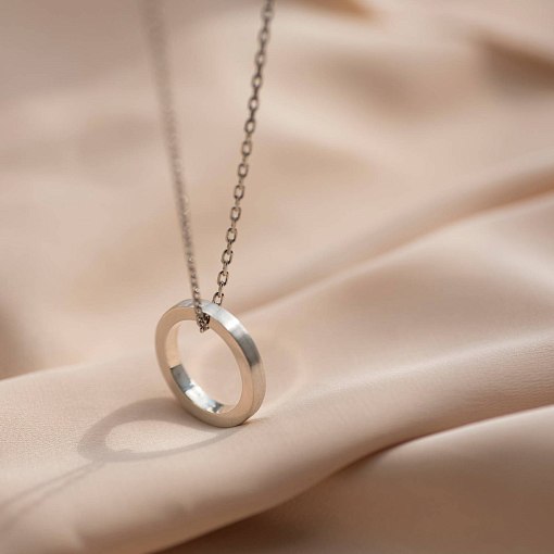 Серебряное кольцо ручной работы "Счастье" с фианитом 112125 13