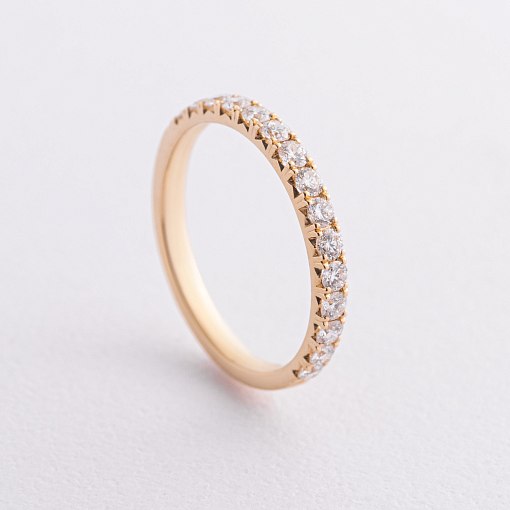 Золота каблучка з діамантами кб0594ri