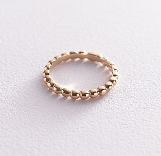 Золотое кольцо в стиле минимализм к05332