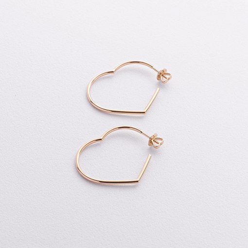 Золоті сережки - пусети 