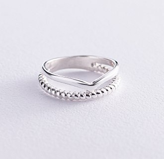 Серебряное кольцо "Эдита" 112654 №2